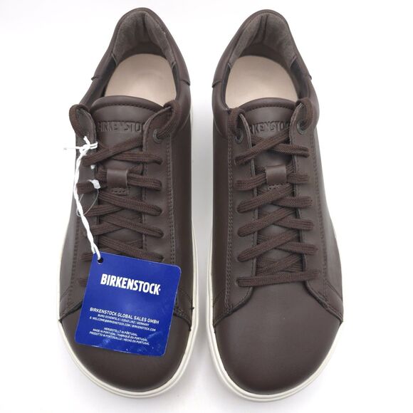 BIRKENSTOCK New Bend Low LEATHER Unisex Shoes Size 43N US M10 Brown Sneakers main image 13